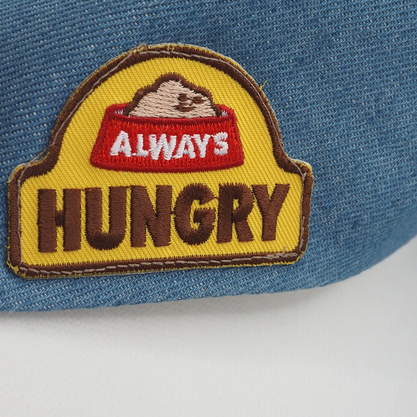 Always Hungry Denim Dog Bandana