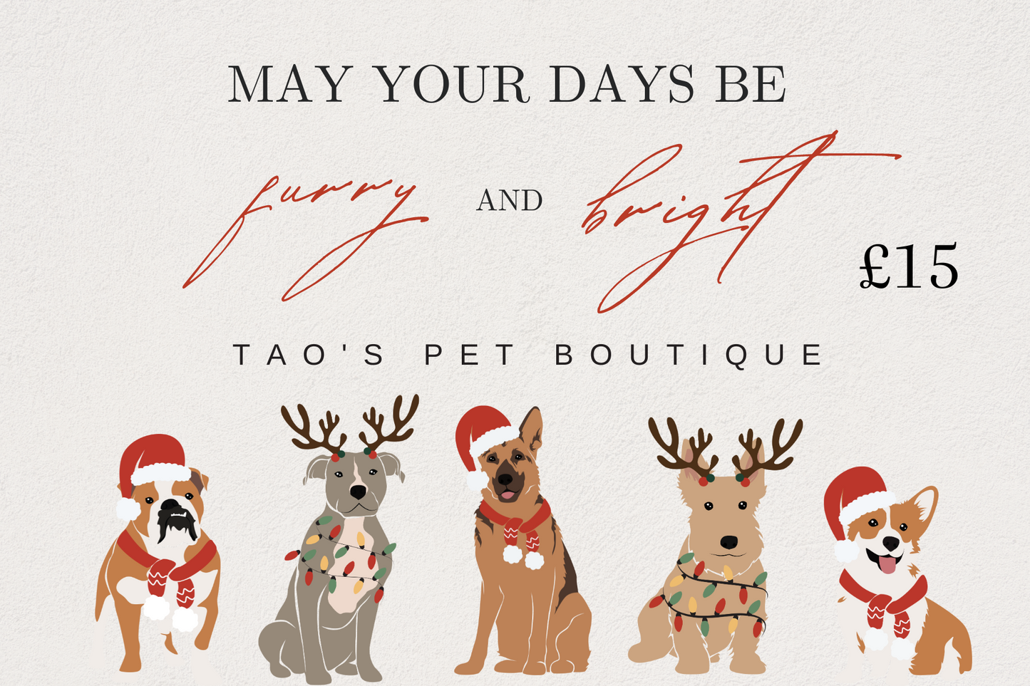 Tao's Pet Boutique Gift Card
