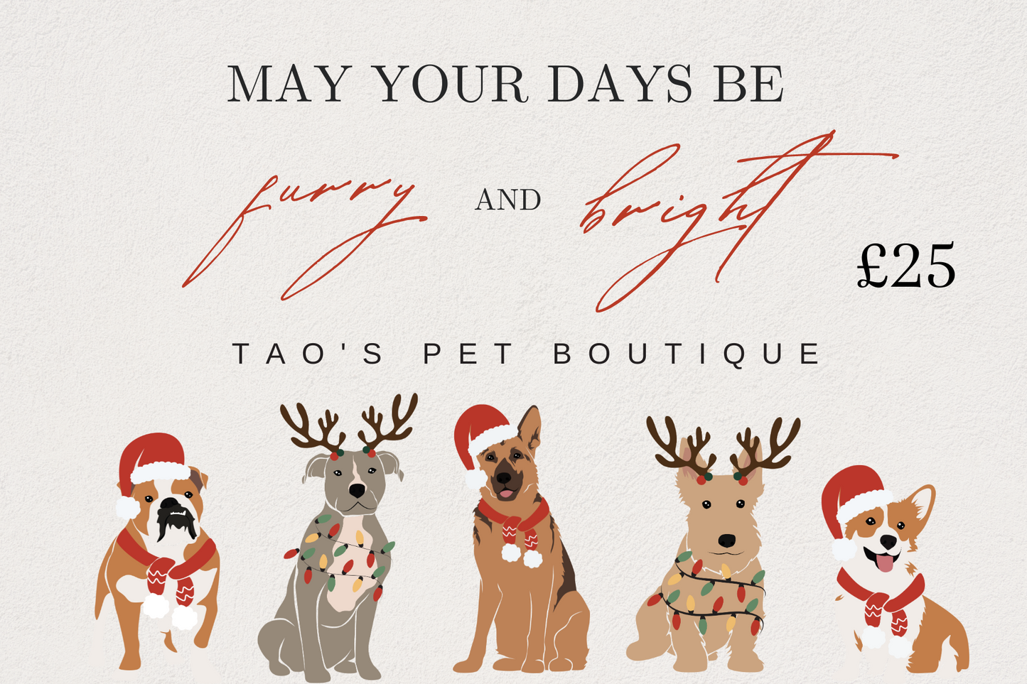 Tao's Pet Boutique Gift Card