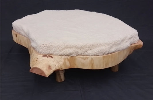 Handcrafted Wooden Dog or Cat Bed