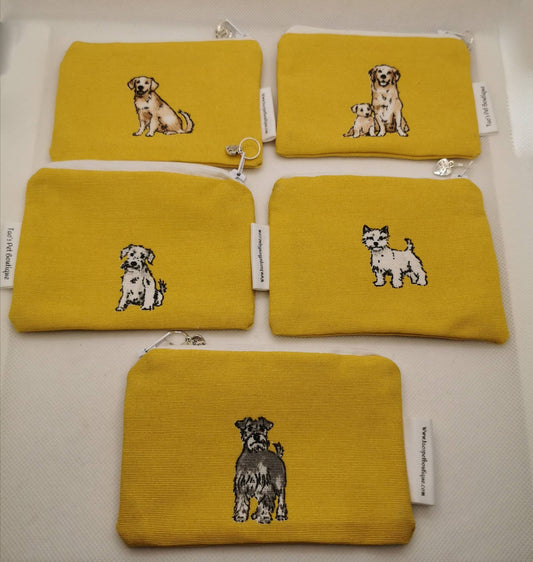 Dog Featured Coin and Card Purse